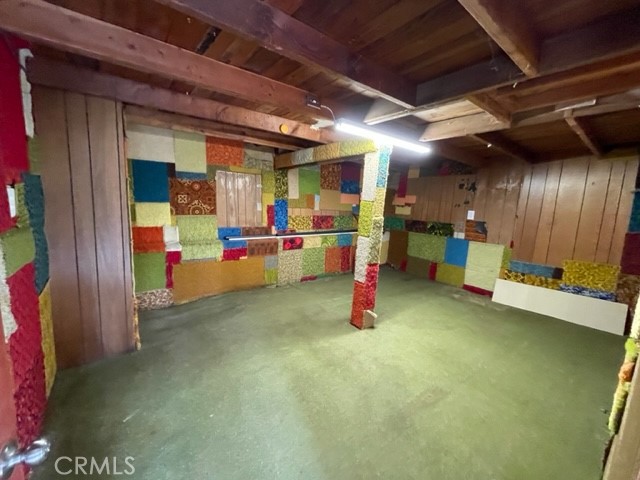 Storage room was used for game room