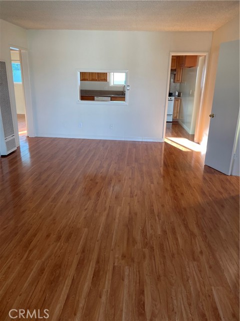 living room facing kitchen