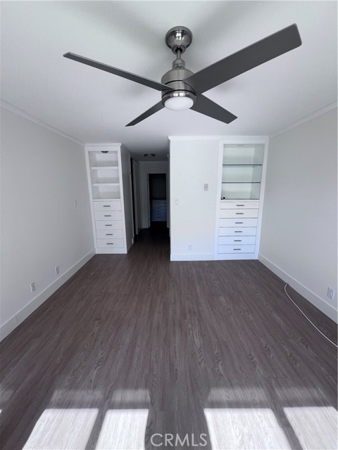 Main bedroom to closets