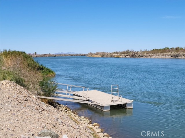 Property's private dock - view from up river