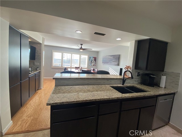 Wide Open View From Kitchen