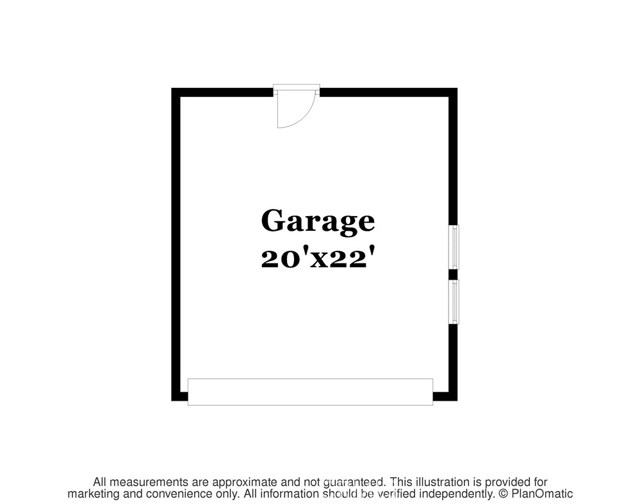 Detached two car garage and a large concrete driveway for lots of onsite parking with plenty of street parking for guests.
