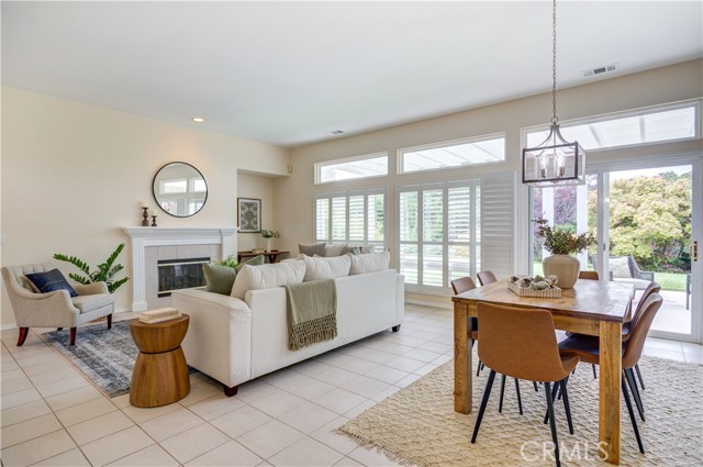 Dining Area with Slider to the Patio