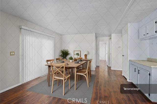 Virtually staged with AI to show design potential