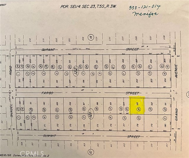 Listing Details for 0 Fargo (unverified), Menifee, CA 92585