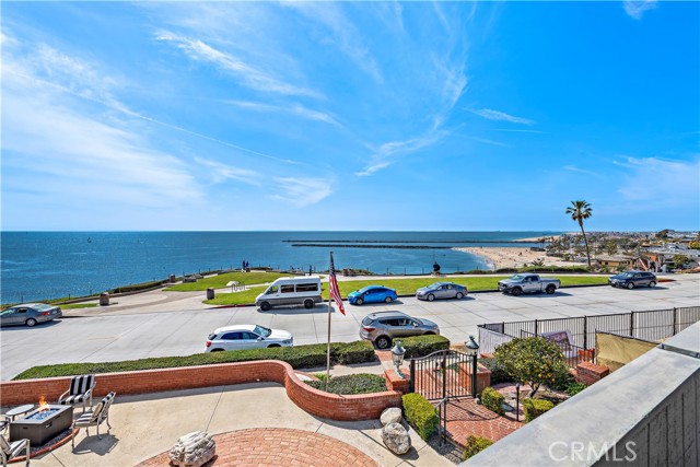 View from the upper deck toward the ocean