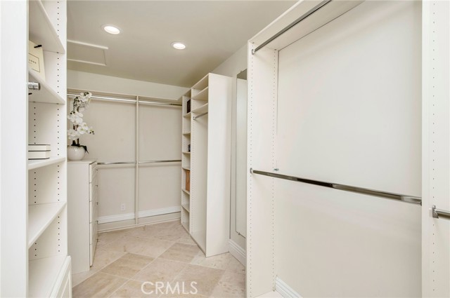 Expansive Primary walk-in closet
