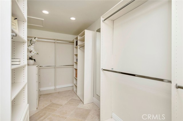 Expansive Primary walk-in closet