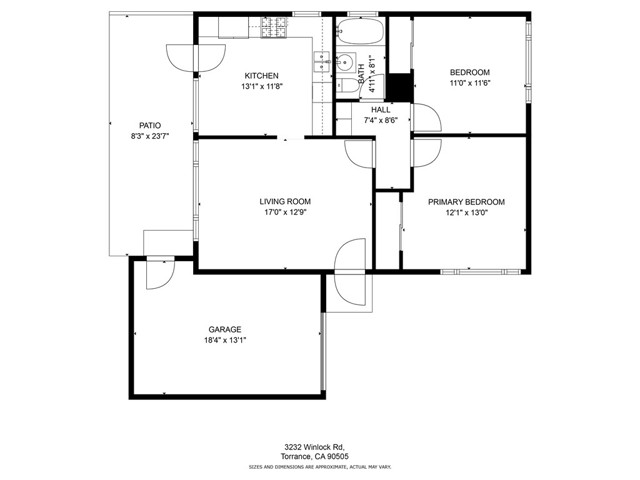 3232 Winlock Road, Torrance, California 90505, 2 Bedrooms Bedrooms, ,1 BathroomBathrooms,Residential Lease,Sold,Winlock,SB25053091