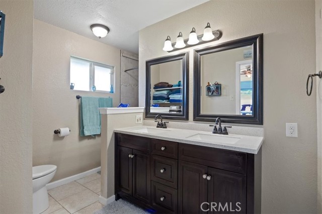 Remodeled Primary Bathroom w/ Double Sinks and Walk-In Shower