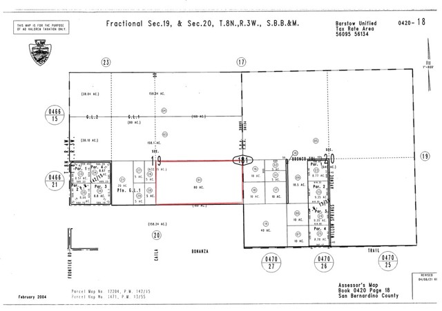 Detail Gallery Image 1 of 1 For 0 Wagon Wheel, Helendale,  CA 92342 - – Beds | – Baths