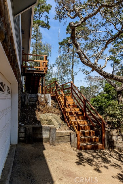 New front entry steps