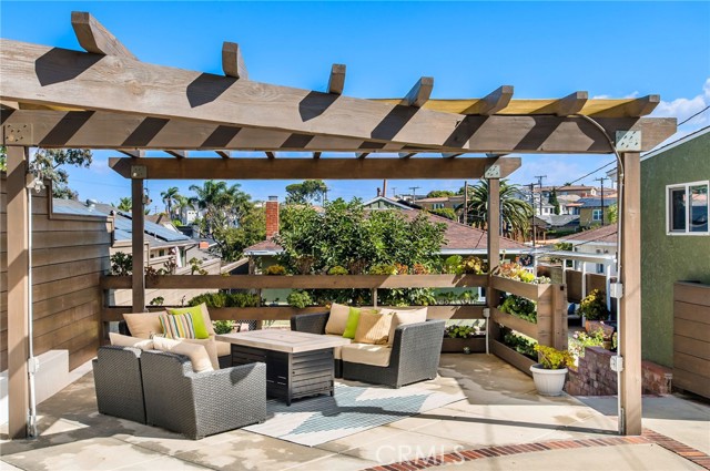 Pergola Sitting Area