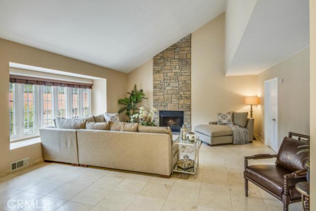 Another shot of the living room from the entrance of the home.  The door on right leads to the office
