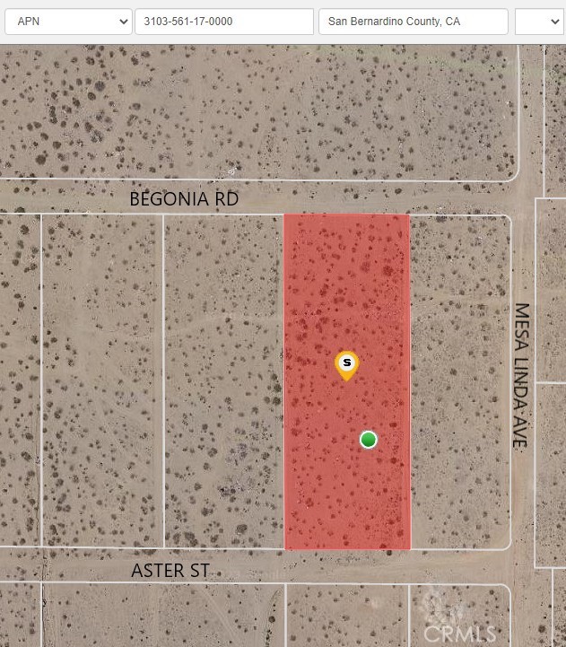 56117 Boquina/Mesa Linda, Victorville, California 92392, ,Land,For Sale,56117 Boquina/Mesa Linda,CROC23023817