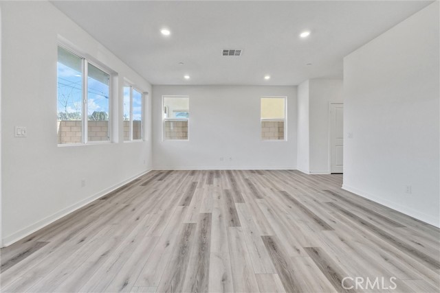 View of living room from kitchen