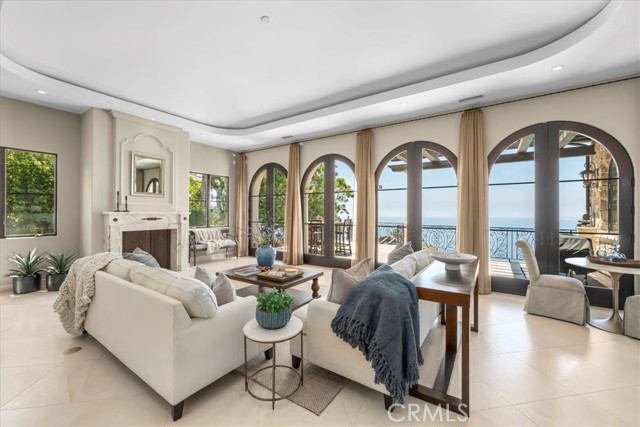 Formal Living Room with Expansive Views