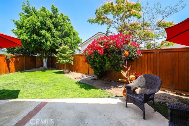 The lush and spacious backyard, great for entertaining families and friends all year long.