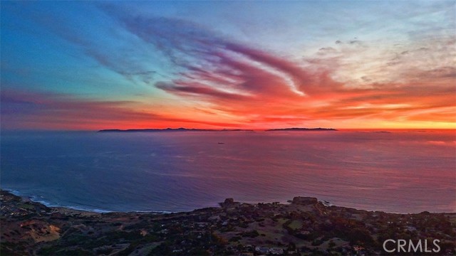 twilight view from house