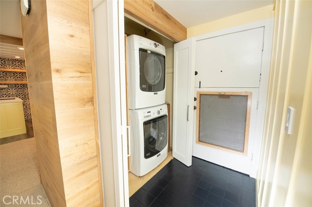 Stackable Washer/Dryer in Hallway