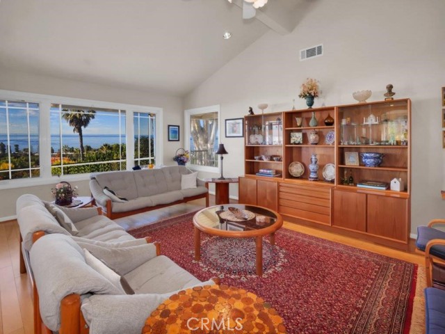 Living Room Looking Out to Views