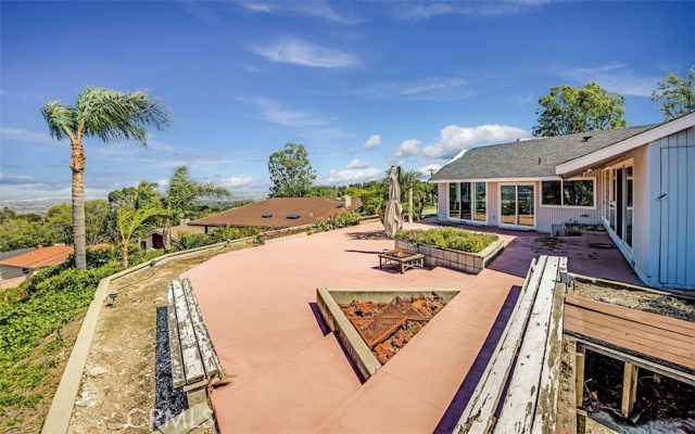 Large Backyard Patio with View