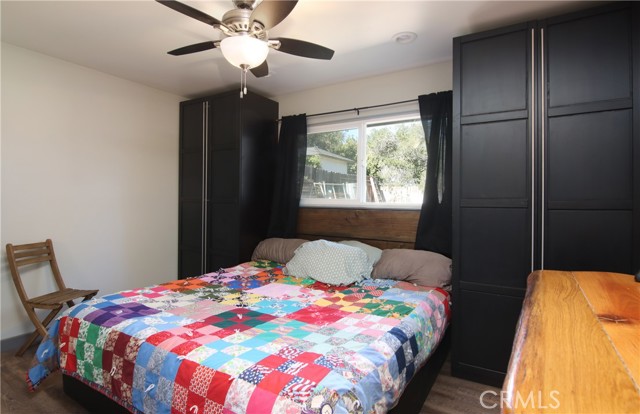 Master bedroom with custom made closets