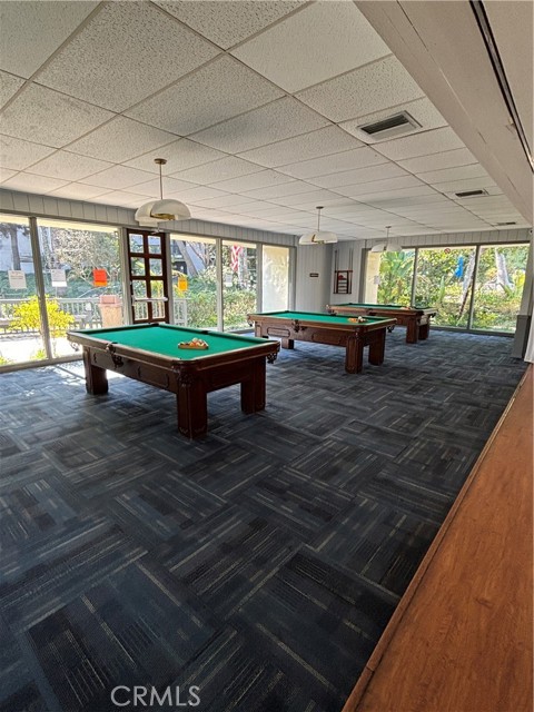 Large Pool table area