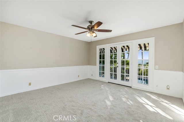 Upstairs Bedroom with Balcony and Views