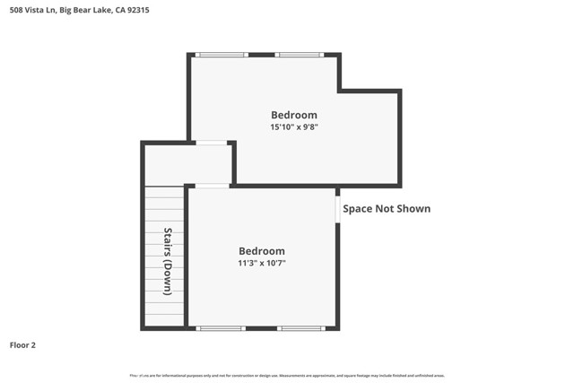 Detail Gallery Image 37 of 37 For 508 Vista, Big Bear Lake,  CA 92315 - 2 Beds | 1 Baths