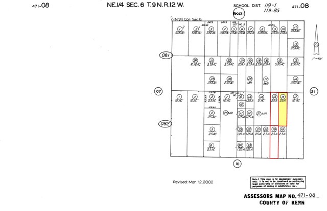 Detail Gallery Image 1 of 3 For 31 St. W and Beaudette Ave, Rosamond,  CA 93560 - – Beds | – Baths