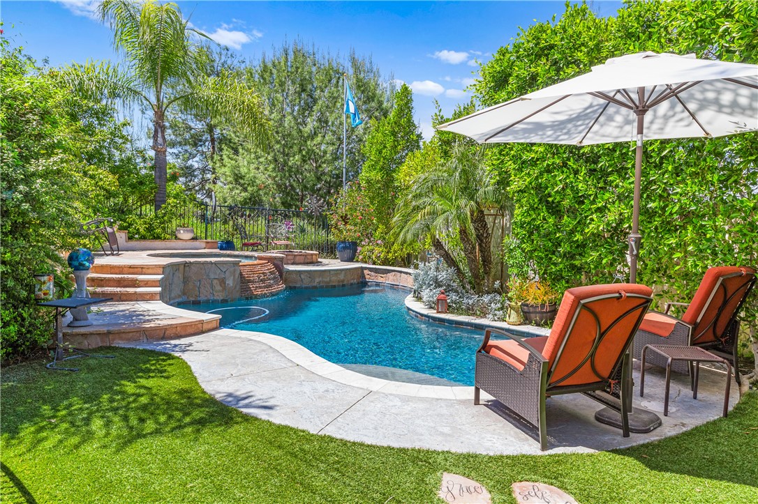 Gorgeous, gated salt water pool