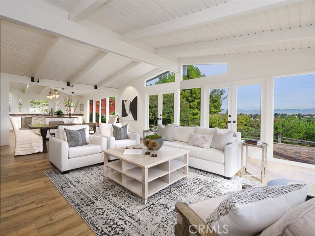 Living to dining and kitchen and more windows!