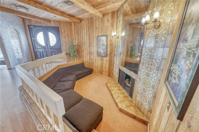 Seating Area with Fireplace