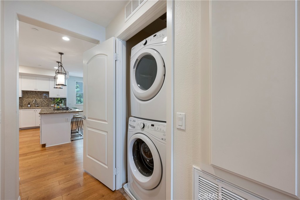 Laundry Closet located in the Upstairs Hallway...Washer and Dryer are included with the home!