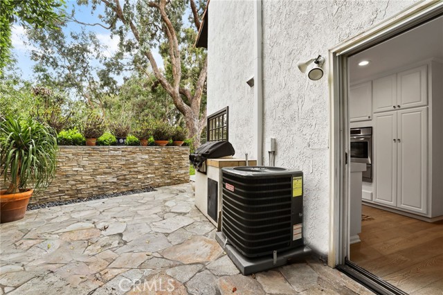 BBQ area off kitchen