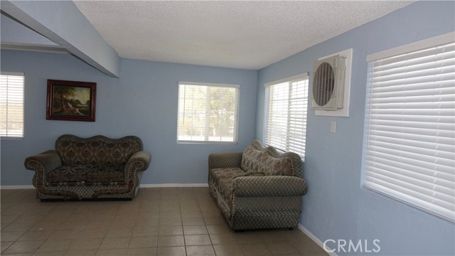 Living room view from dining area