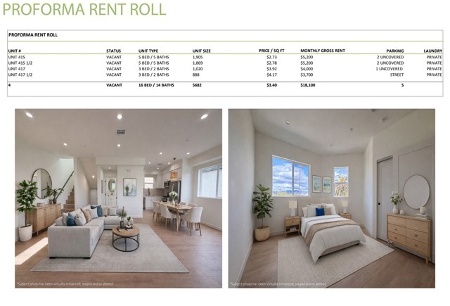 Detail Gallery Image 5 of 26 For 415 N La Fayette Park, Los Angeles,  CA 90026 - – Beds | – Baths