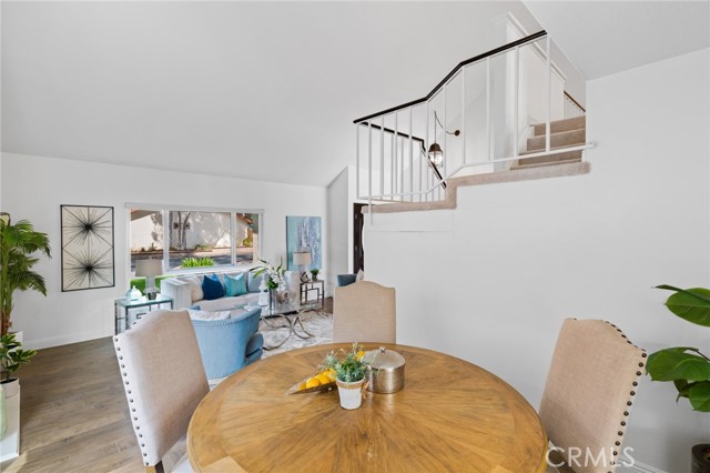 Separate formal dining area flanking the inviting living room.