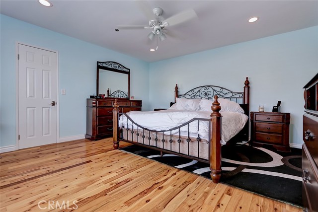 Master bedroom with 2 massive walk in closets