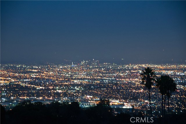 The panoramic and breathtaking night time views include the downtown skyscrapers.