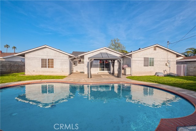 Large sparkling pool