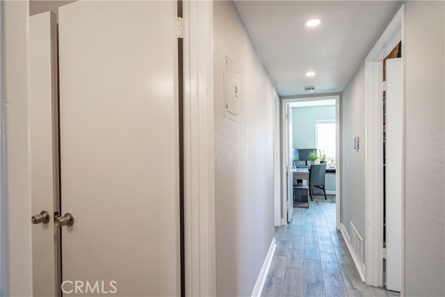 Recessed Lighting in Hallway