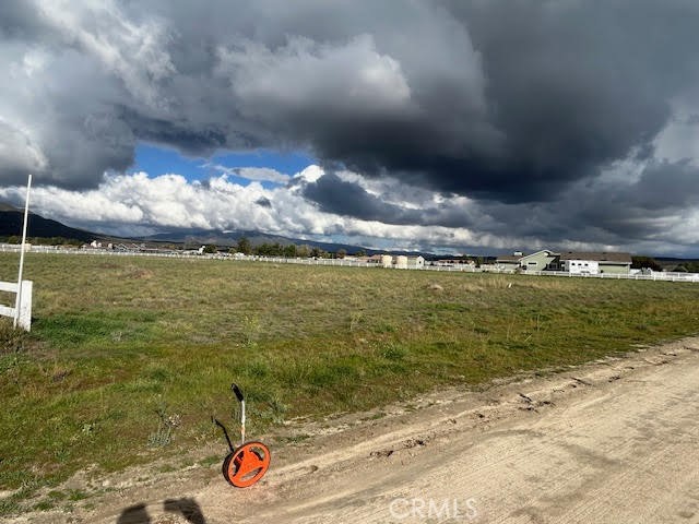 View from Front of the Lot White PVC Corner Mark