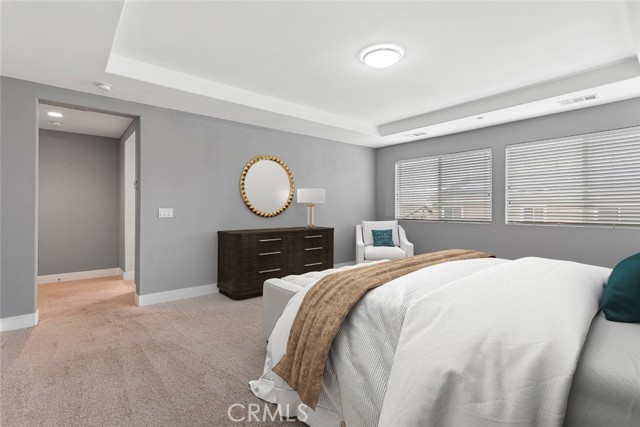 Master Bedroom with Virtual Staging