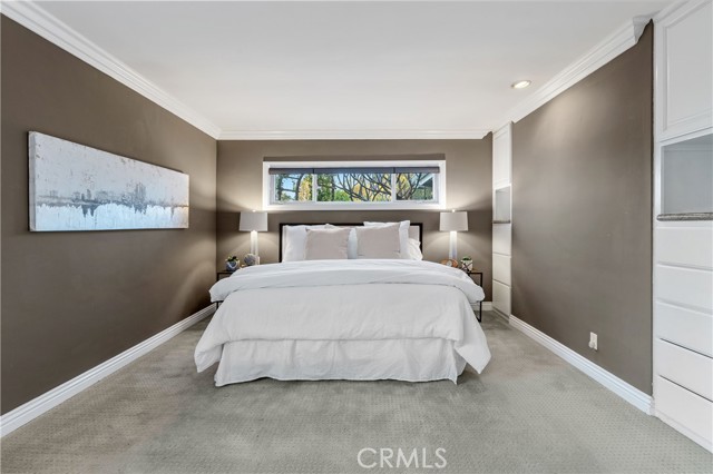  The suite includes a large walk-in closet and an elegant en-suite bath.