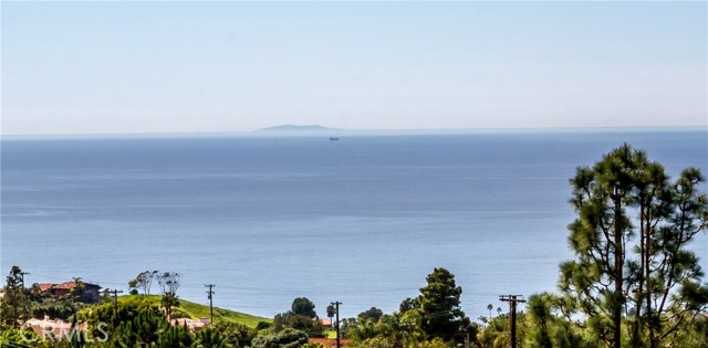 Stunning ocean views from this property in Rancho Palos Verdes