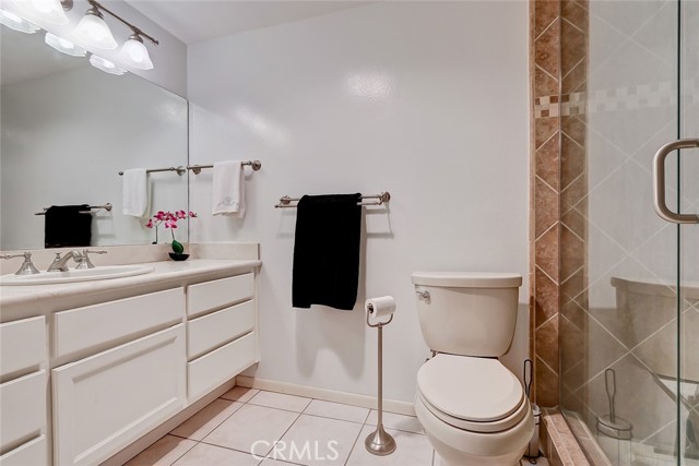 2nd bathroom with walk in shower