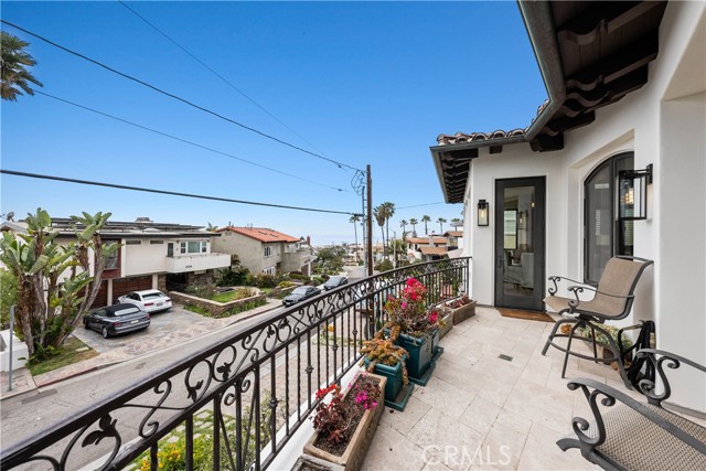 Balcony off the living space.