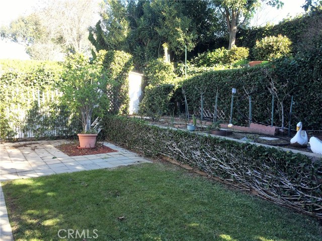 Very private backyard.